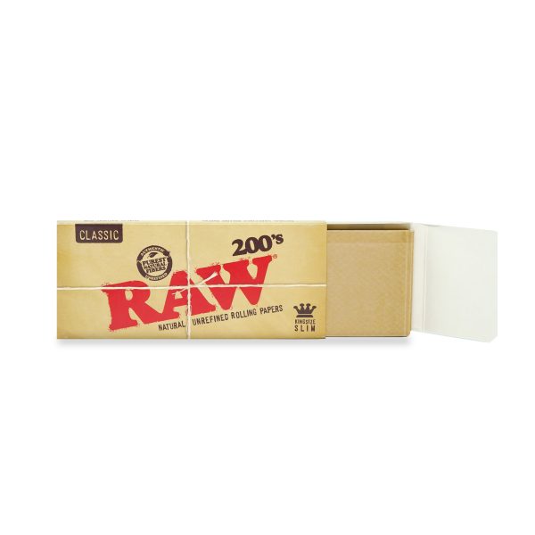 RAW 200's CLASSIC Rolling Paper Kingsize (110 mm)