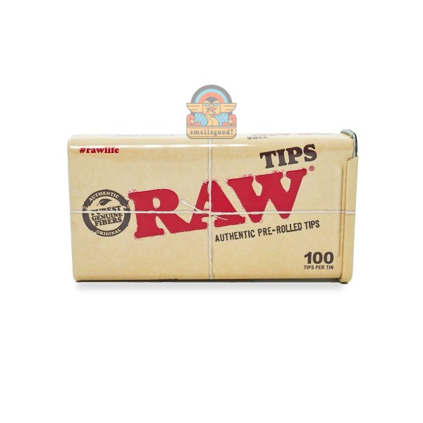 RAW TIN CASE + PRE-ROLLED TIPS. Wadah Lintingan Tembakau + Filter