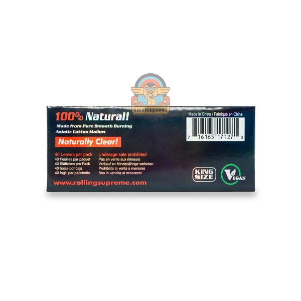 Glass Transparent Rolling Paper Kingsize (110 mm)