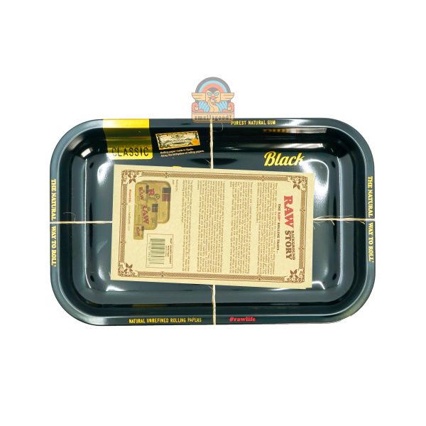1-138-of-151a RAW Metal Tray Black Design (Medium Size)