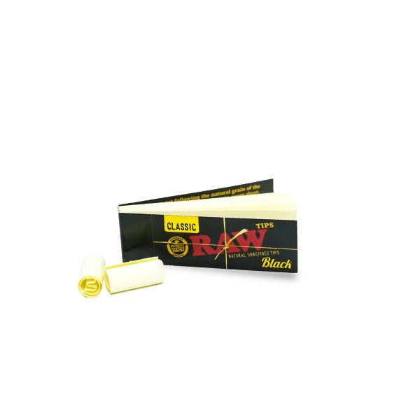 RAW Black Filter Tips Slim