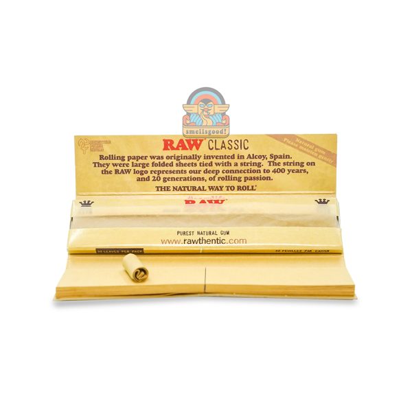 RAW CLASSIC CONNOISSEUR Kingsize (PAPER + TIPS ) Rolling Paper (110 mm)
