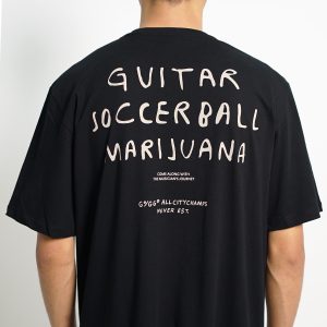 GIGG - Journey - Kaos Hitam Pria - Cotton Combed 24's - Baju Kaos Bob Marley - Atasan Pria