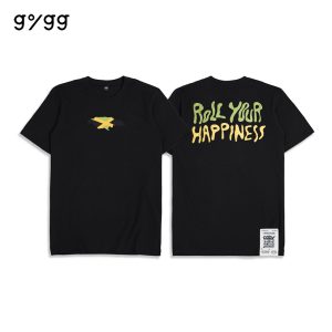 GIGG x Smellsgood - TShirt Roll You Happiness - Cotton Combed 24's - Baju Kaos Cowok - Atasan Pria