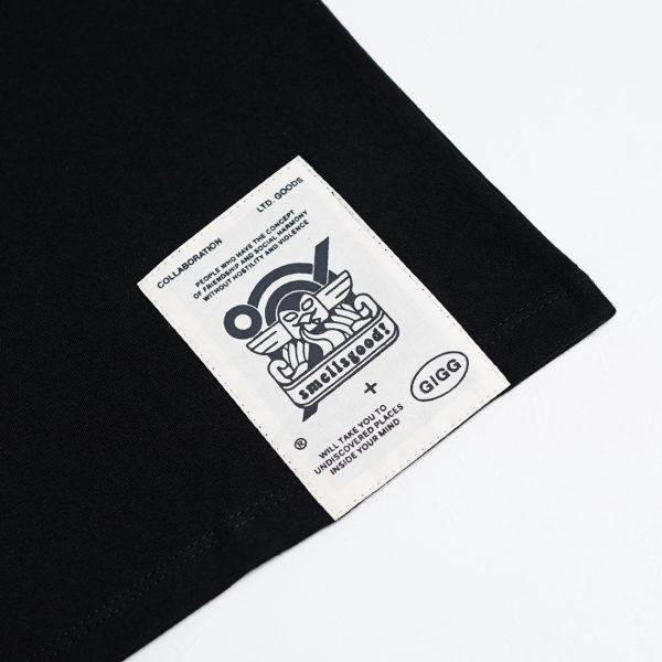 GIGG x Smellsgood - TShirt Roll You Happiness - Cotton Combed 24's - Baju Kaos Cowok - Atasan Pria