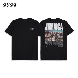 Gigg - Jamaican - Kaos Pria - Cotton Combed 24's - Baju Hitam Pria - Tshirt Reggae Jamaika