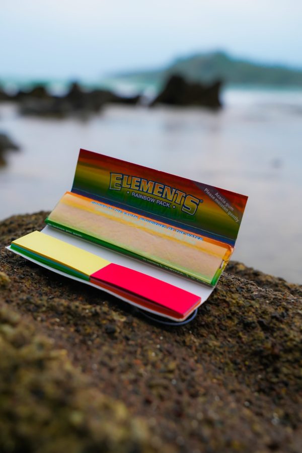 Elements Rainbow Connoisseur King Size Slim Papers + Tips