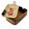 RAW Cache Box, Wooden Box with Metal Rolling Tray - Box Kayu Penyimpanan RAW Original + Tray (Nampan)