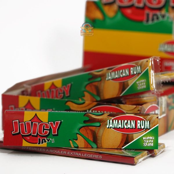 RIC01808 Juicy Jays Rolling Jamaican Rum Paper Kingsize (110 mm)
