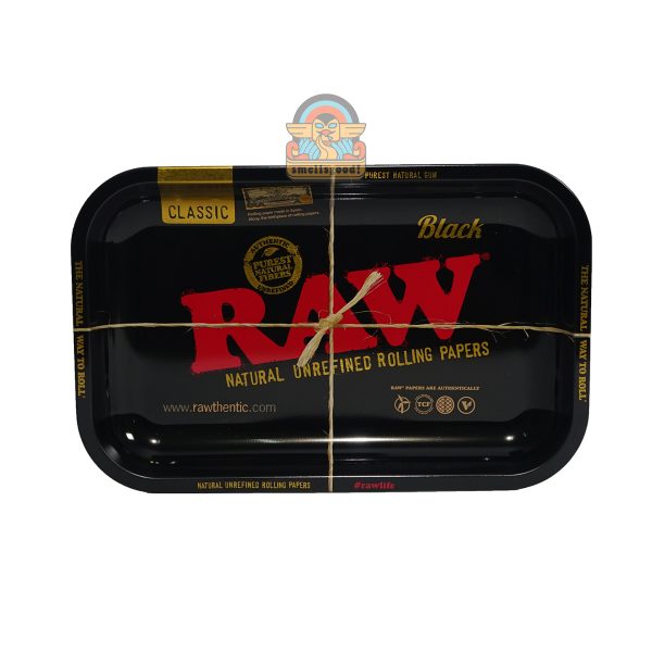 RIC01869-1 RAW Metal Tray Black Design (Medium Size)
