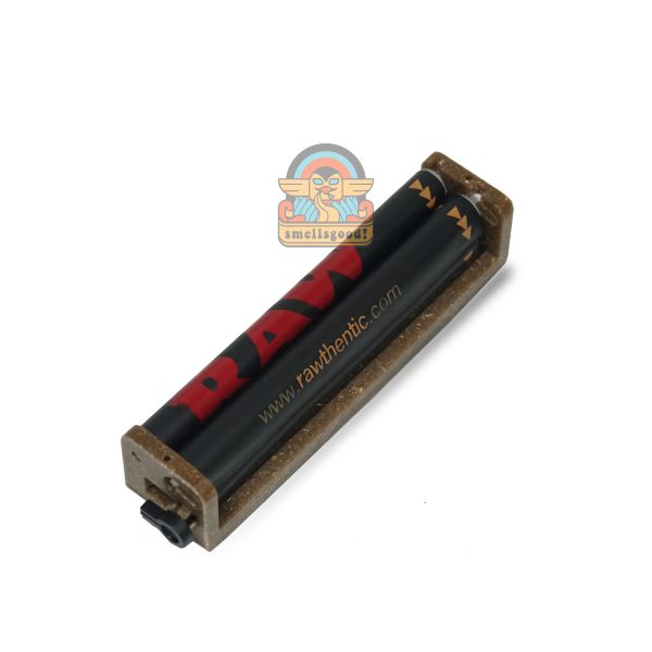 RAW 2-WAY ROLLING MACHINE BLACK Kingsize (110mm) - Alat Linting Tembakau Premium