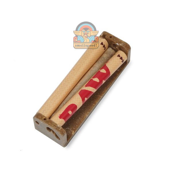 RAW Ecoplastic Hemp Rolling Machine BROWN Kingsize (110mm) - Alat Linting Tembakau Ecoplastik