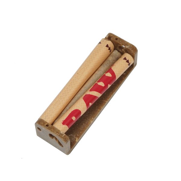 RAW Ecoplastic Hemp Rolling Machine BROWN Kingsize (110mm) - Alat Linting Tembakau Ecoplastik