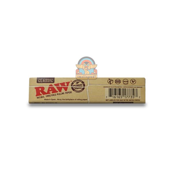 RIC03928-1 RAW Classic Natural Rolling Paper Kingsize (110 mm)