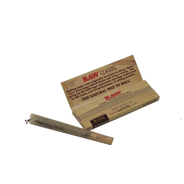 RAW Classic Natural Rolling Paper 1 1/4 (Medium Size - 79 mm)