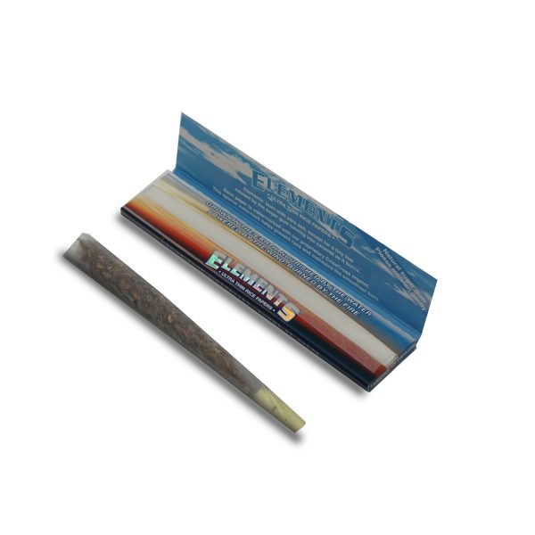 ELEMENTS Rice Paper Size 1 1/4 (79 mm). Rolling Paper with Magnetic Closure