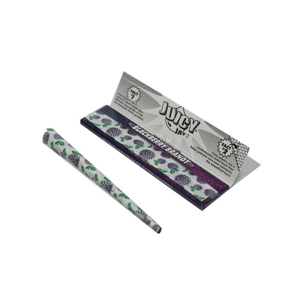 RIC03975 Juicy Jays Rolling Blackberry Brandy Paper Kingsize (110 mm)