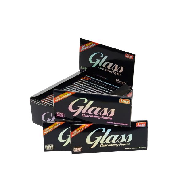 Glass Transparent Rolling Paper Kingsize (110 mm)
