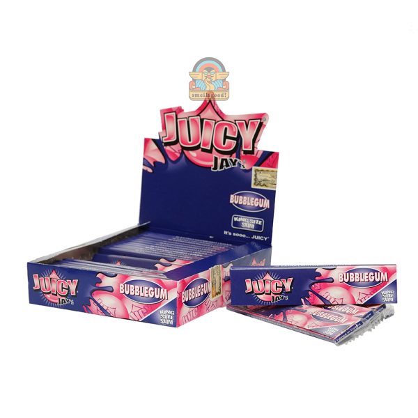 RIC08819 Juicy Jays Rolling Bubblegum Paper Kingsize (110 mm)