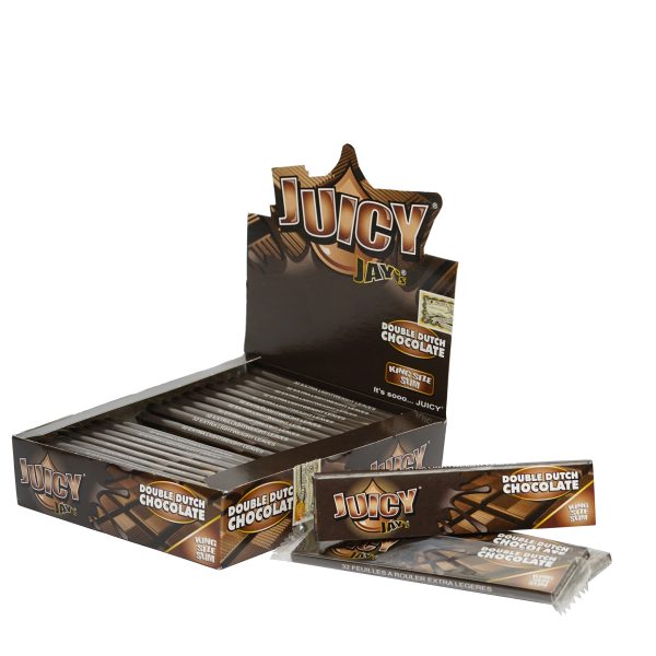RIC08857 Juicy Jays Rolling Double Chocolate Paper Kingsize (110 mm)