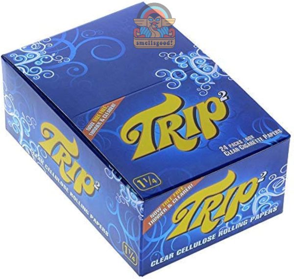 TRIP 2 Transparent Rolling Paper Kingsize (1 Box isi 24 pack)