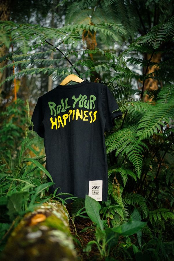 GIGG x Smellsgood - TShirt Roll You Happiness - Cotton Combed 24's - Baju Kaos Cowok - Atasan Pria