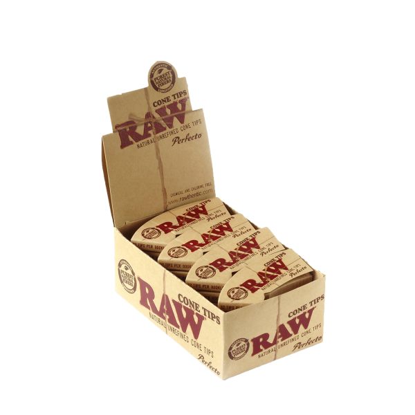 RAW Cone FIltertips Perfecto Slim Unbleached