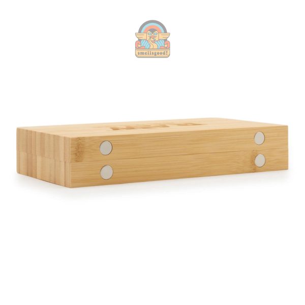 raw-flip-4 RAW Rolling Tray Bamboo Magnetic - Box Penyimpanan Bambu RAW Magnet