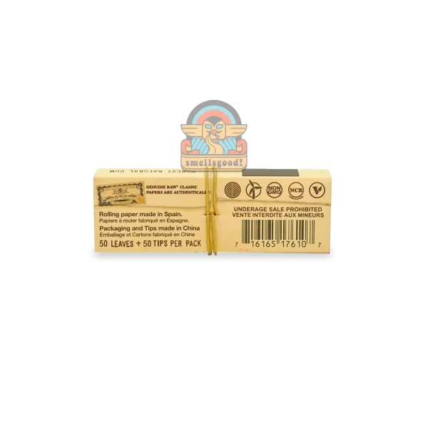 1-80-of-151-scaled RAW CLASSIC CONNOISSEUR 1 1/4 (PAPER + TIPS ) Rolling Paper (79 mm)