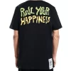 GIGG x Smellsgood – TShirt Roll You Happiness – Cotton Combed 24’s – Baju Kaos Cowok – Atasan Pria