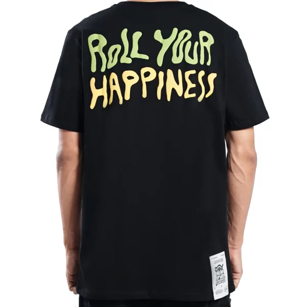 GIGG x Smellsgood – TShirt Roll You Happiness – Cotton Combed 24’s – Baju Kaos Cowok – Atasan Pria