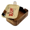 RAW Cache Box, Wooden Box with Metal Rolling Tray - Box Kayu Penyimpanan RAW Original + Tray (Nampan)