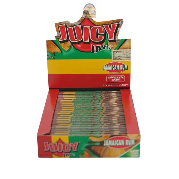 RIC01804 Juicy Jays Rolling Jamaican Rum Paper Kingsize (110 mm)