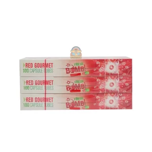 RIC01820 FRESH BOMB Duo Red Gourmet Cigarette Tube With Click – Selongsong Rokok