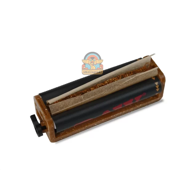 RAW 2-WAY ROLLING MACHINE BLACK 1 1/4 (79 mm) - Alat Linting Tembakau Premium