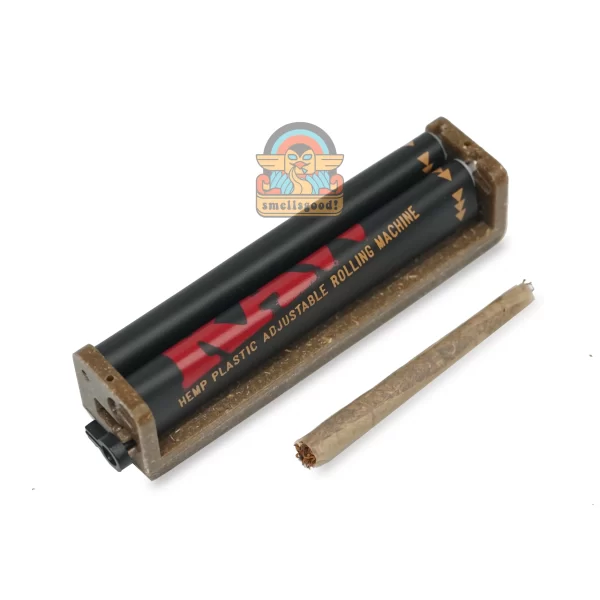 RAW 2-WAY ROLLING MACHINE BLACK Kingsize (110mm) – Alat Linting Tembakau Premium