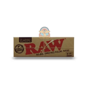 RIC03941-scaled RAW Classic Natural Rolling Paper 1 1/4 (Medium Size – 79 mm)