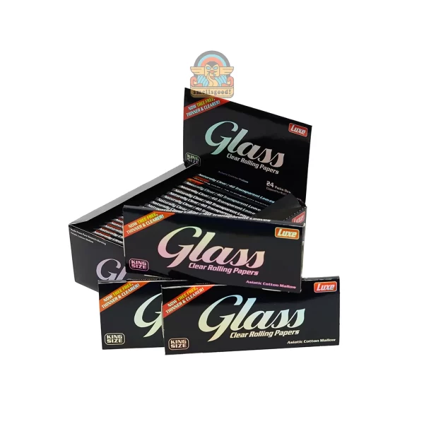 RIC08783-1 Glass Transparent Rolling Paper Kingsize (110 mm)