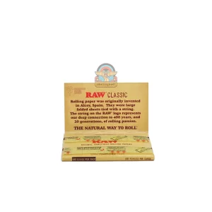 RIC08839 RAW CLASSIC Rolling Paper Single Wide (70 mm) 100 lembar