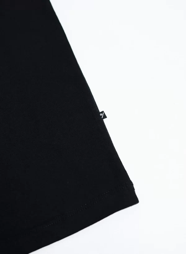 GIGG – Bob Peace – Black Basic Tshirt – Cotton Combed 30’s – Baju Kaos Hitam Cowok