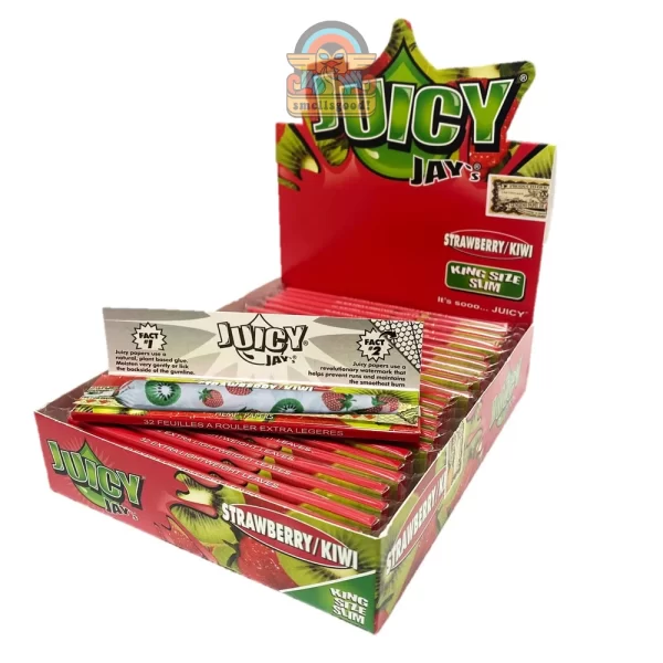 Juicy Jay Rolling Strawberry Kiwi Paper Kingsize (110 mm)