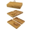 raw-flip-1 RAW Rolling Tray Bamboo Magnetic - Box Penyimpanan Bambu RAW Magnet