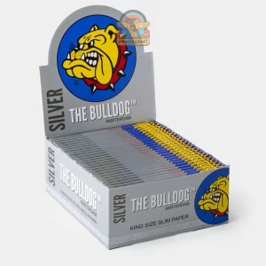 the-bulldog-silver-slim-2 Bulldog Amsterdam Rolling Paper Silver Kingsize Slim (110 mm)