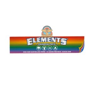 element rainbow 2 Elements Rainbow Connoisseur King Size Slim Papers + Tips