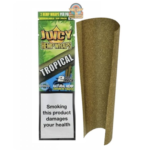 Screenshot Juicy Jay's Hemp Wraps Enhanced TROPICAL flavours - made from hemp, no tobacco!