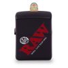 raw-zippo-sturmfeuerzeug-mattschwarz-und-mit-raw-logo RAW Zippo windproof lighter, matt black and with RAW logo