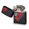 zippo-sturmfeuerzeug-raw-black-geoeffnet-jpg-1 RAW Zippo windproof lighter, matt black and with RAW logo